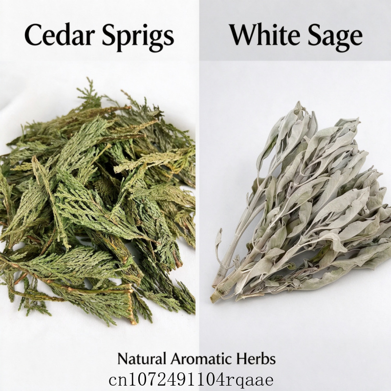 Dried Herbs - Suszone gałązki białej szałwii i sosnowej