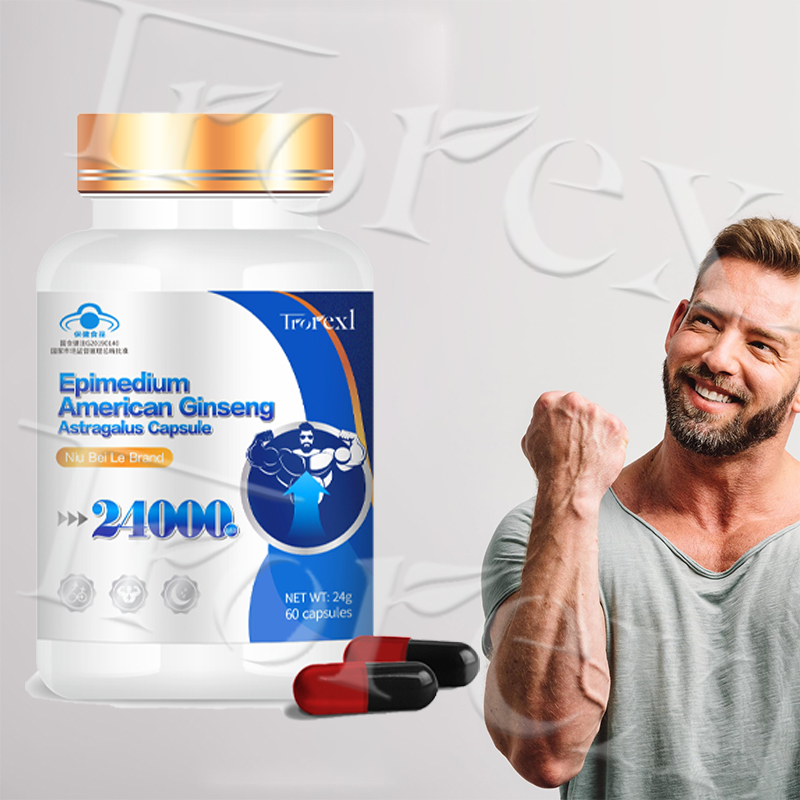 Ginger Tea - Epimedium Ginseng Capsules Male Power Enlarge