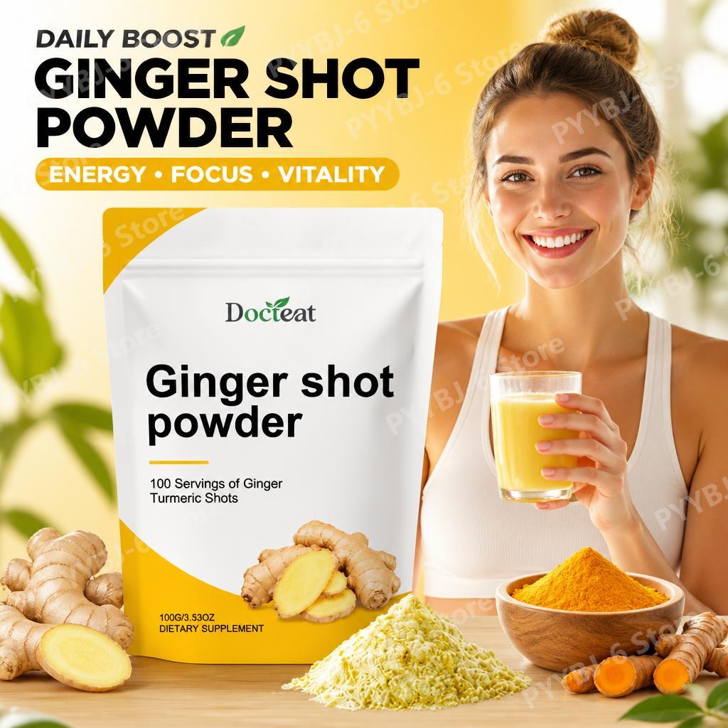 Ginger Tea - Docteat Ginger Shot Powder Witamina C